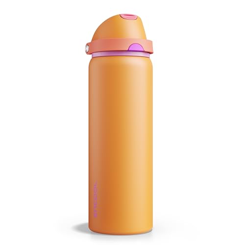 Insulated Water Bottle with Straw