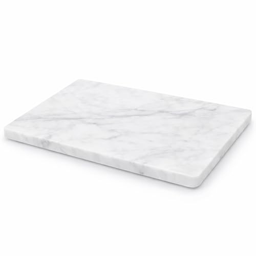 8×12 Inches White Marble Cheese & Charcuterie Board