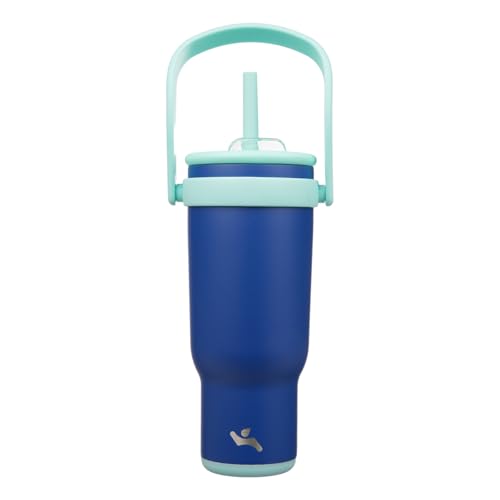 40 oz Tumbler with Handle and Straw