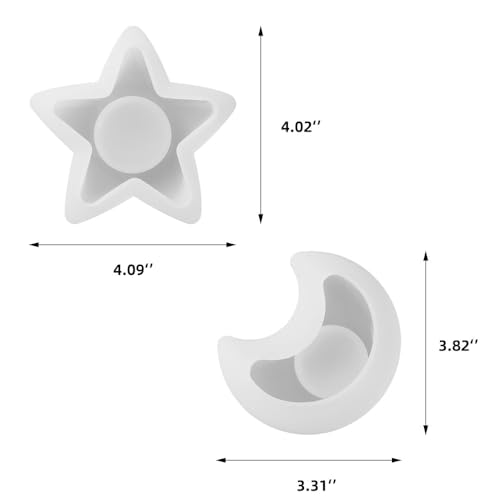 Candle Holder Resin Mold (2 Count)