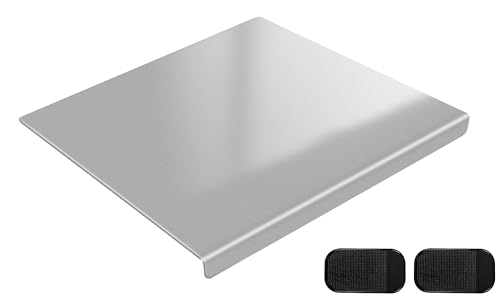 Stainless Steel Countertop Cutting Board with Lip