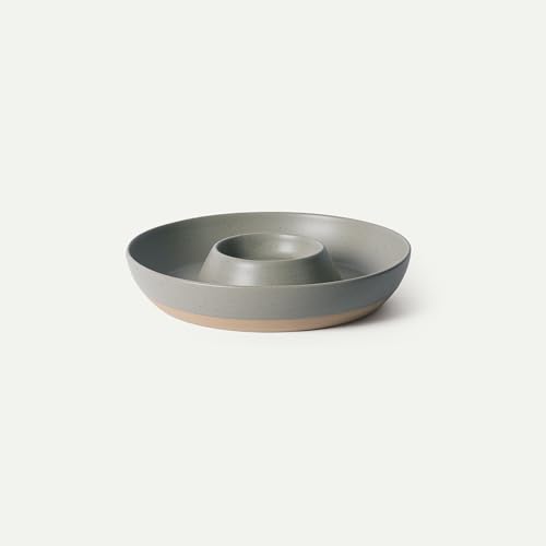 Mora Ceramic Chips and Dip Serving Tray