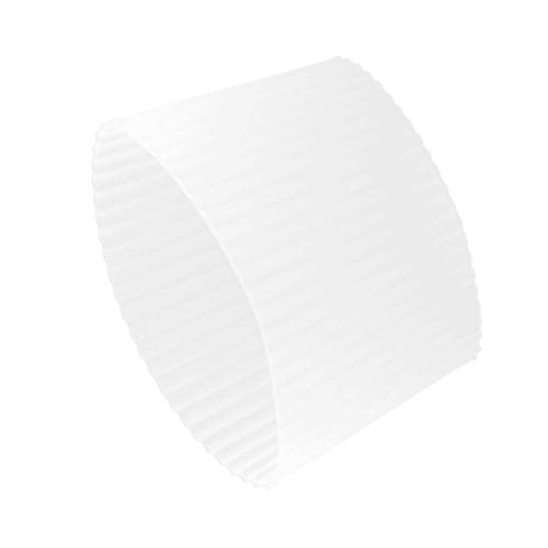 Silicone Nonslip Glass Bottle Mug Cup Sleeve Protector Cover White