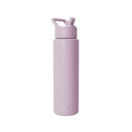 Insulated Water Bottle with Straw
