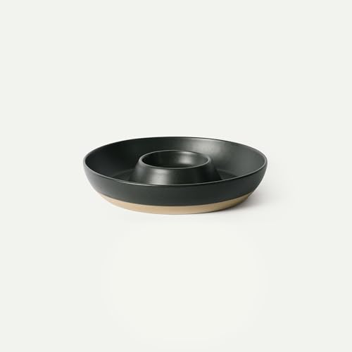 Mora Ceramic Chips and Dip Serving Tray