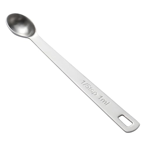1PCS 1/5tsp(1ml) Mini Measuring Spoon, Small Teaspoon for Tiny Amounts