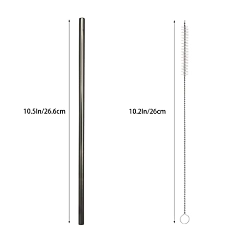 10 Pcs Stainless Steel Straws