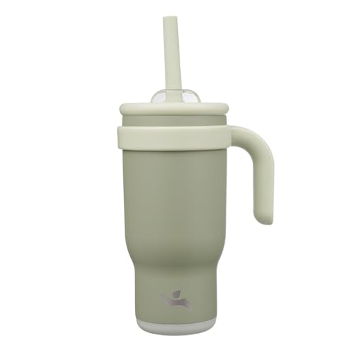 18 oz Tumbler with Handle and Straw