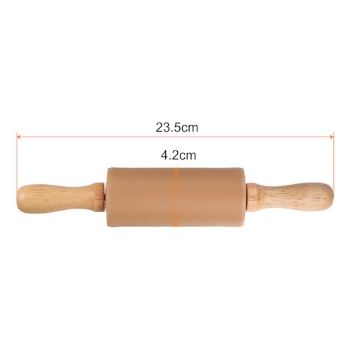 Silicone Rolling Pins for Baking 9.25 Inch Non