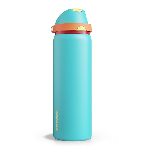 Insulated Water Bottle with Straw