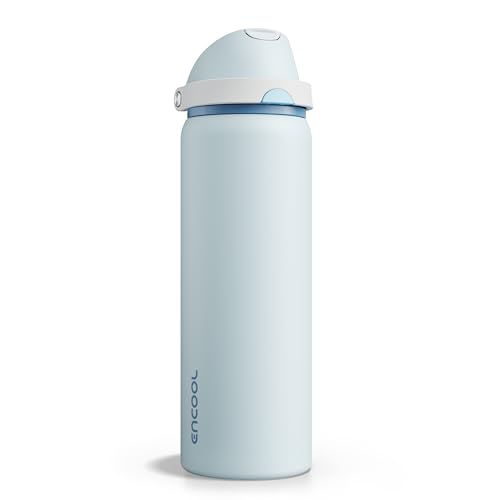Insulated Water Bottle with Straw