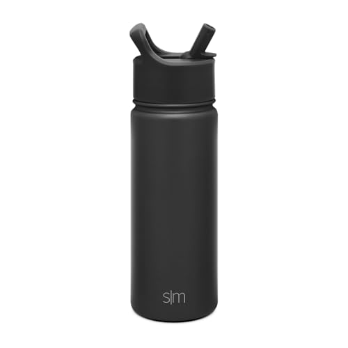 Insulated Water Bottle with Straw