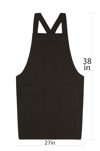 Soft Cotton Linen Apron for Women