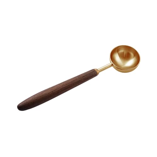 Coffee Spoon Vintage Walnut Wood Handle