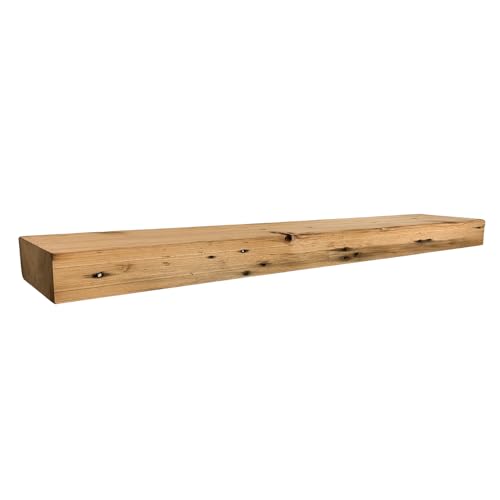 Reclaimed Wood Fireplace Mantel Shelf