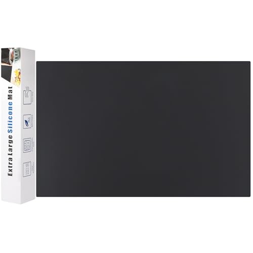 Silicone Mats for Kitchen Counter Thicker Extra Large Heat Resistant Mats Countertop Protector Liners for Bottom of Oven Air Fryer Coffee Maker
