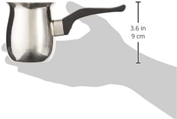 Fino Turkish Warmer Coffee Pot, Professional Quality 18/8 Stainless Steel, 24-Ounce