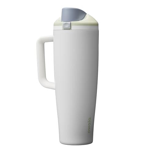 FreeSip Tumbler Stainless Steel Water Bottle 40 oz Iced Breeze