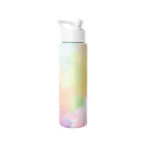 Insulated Water Bottle with Straw