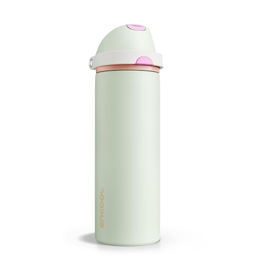 Insulated Water Bottle with Straw