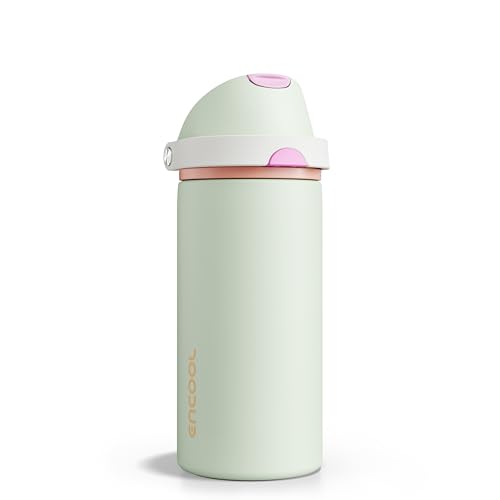 Insulated Water Bottle with Straw