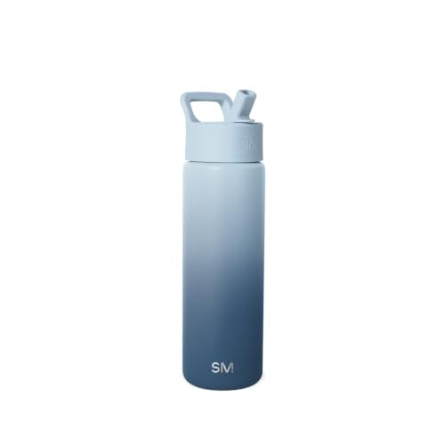 Insulated Water Bottle with Straw