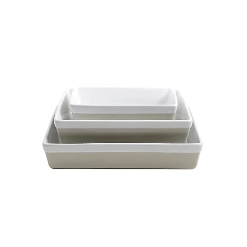 3 Piece Oven to Table Stoneware Bakeware Set