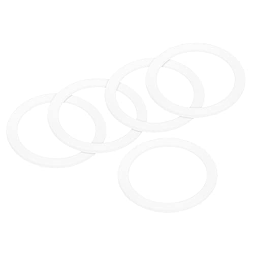 Gasket Seal Coffee Maker White Silicone Ring Replacement 42x55x2.2mm for 2