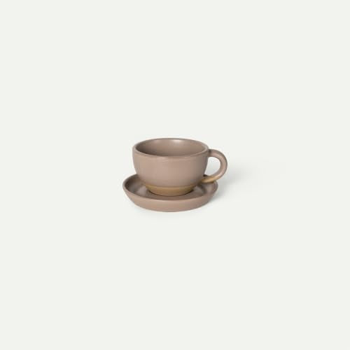 Ceramic Latte Art Mug With Saucer (22 Count)
