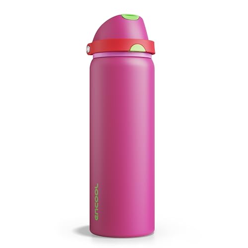 Insulated Water Bottle with Straw