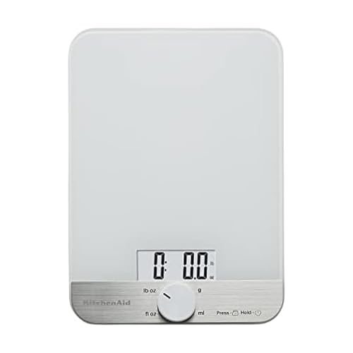 KQ908 Glass Surface 11 Pound Capacity Digital Kitchen and Food Scale