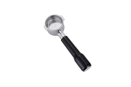 51mm Bottomless Portafilter for DeLonghi Espresso Machine Stainless Steel 51mm Portafilter 2 Ear for ECP3420