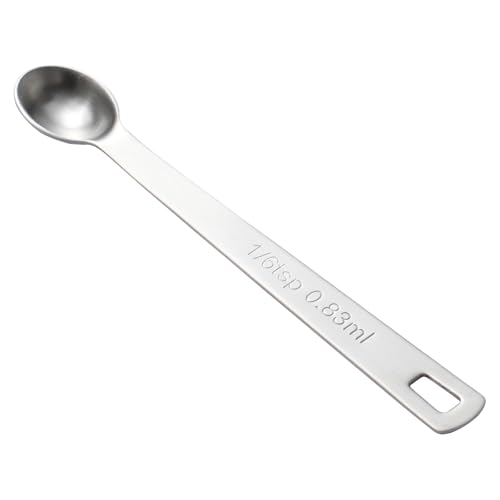 1PCS 1/6tsp(0.83ml) Mini Measuring Spoon, Small Teaspoon for Tiny Amounts