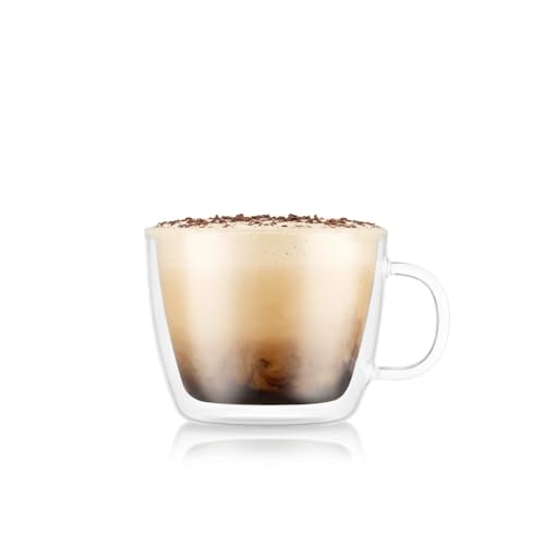 15oz Double Wall Latte Mug (15 Ounce)