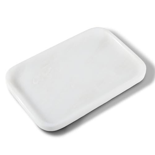 Vanity Tray 11.8inch Marble Bathroom Tray for Countertop