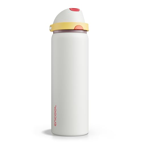 Insulated Water Bottle with Straw