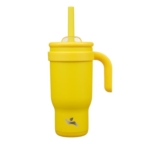 18 oz Tumbler with Handle and Straw