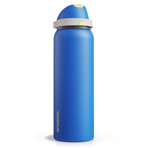 Insulated Water Bottle with Straw