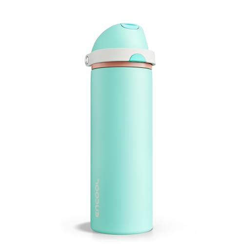 Insulated Water Bottle with Straw