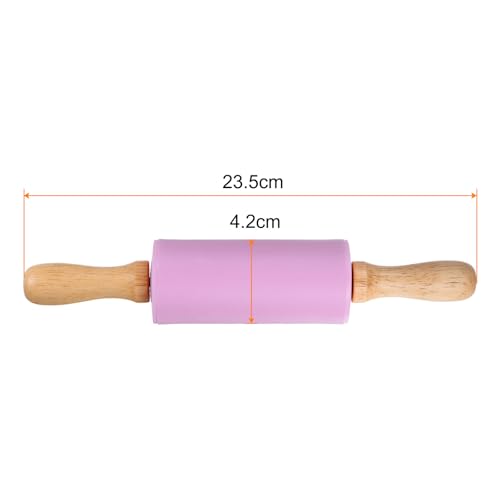 Silicone Rolling Pins for Baking 9.25 Inch Non