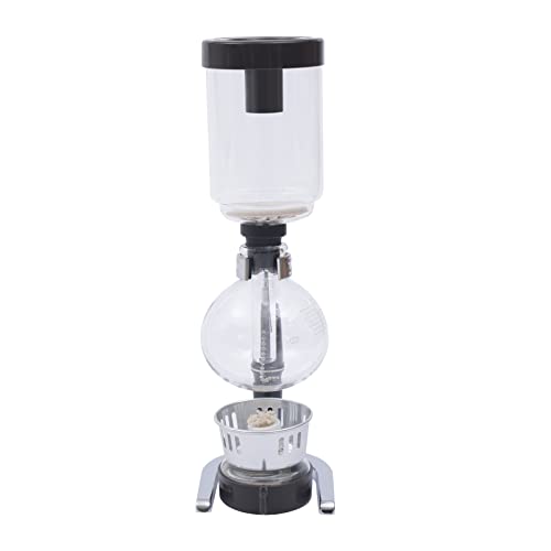 Siphon Syphon Coffee Maker Tabletop Glass Siphon Pot Syphon Coffee Maker Siphon Vacuum Coffee Maker Black