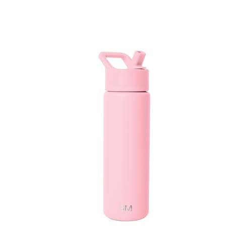 Insulated Water Bottle with Straw