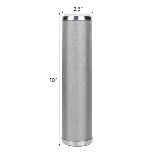 Stainless Steel Cleanable Wire Mesh Filter Cartridge 10”Length