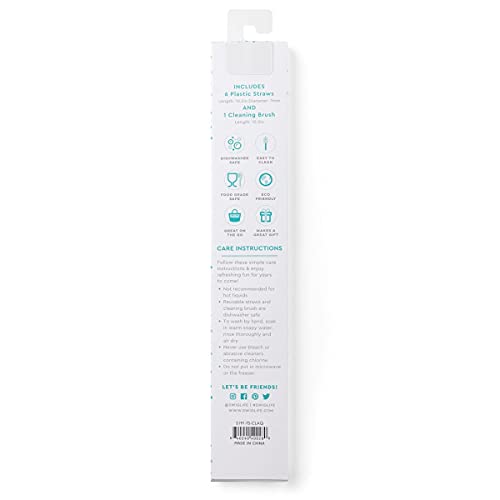Reusable Straw Set with Cleaning Brush