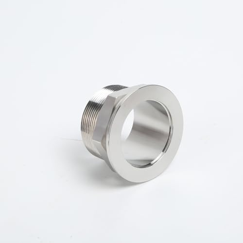 SS304 KF50 NPT Male Adaptor thread 2" NW50 KF Male coupling ISO
