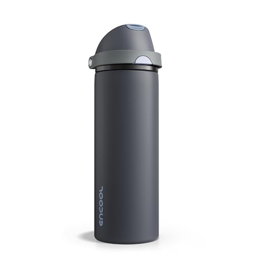Insulated Water Bottle with Straw
