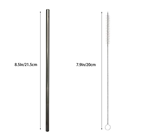 10 Pcs Stainless Steel Straws
