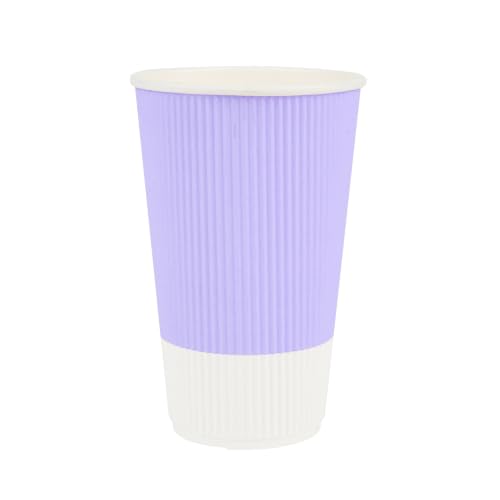 16 oz Purple Paper Light Coffee Cup (25 Count)