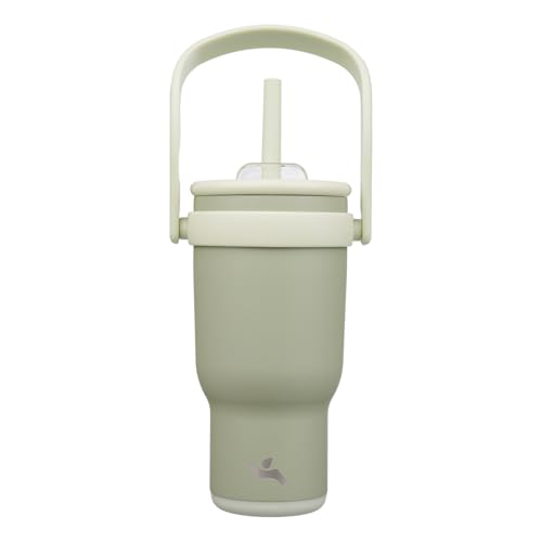 30 oz Tumbler with Handle and Straw