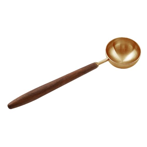 Coffee Spoon Vintage Walnut Wood Handle